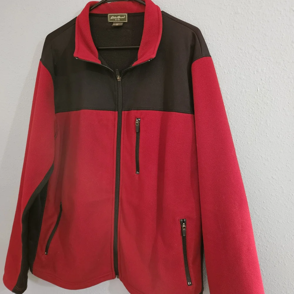 Eddie Bauer Men's Windcutter Fleece Jacket Size Xl Full‎ Zip